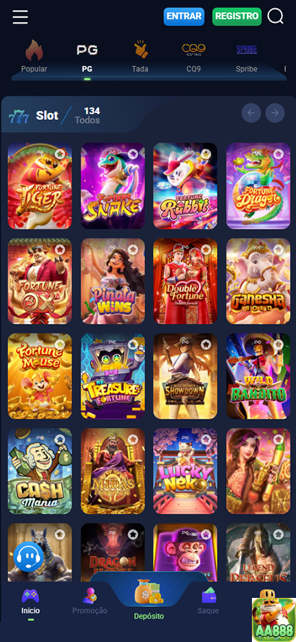 Prêmios Jogos aa888.com